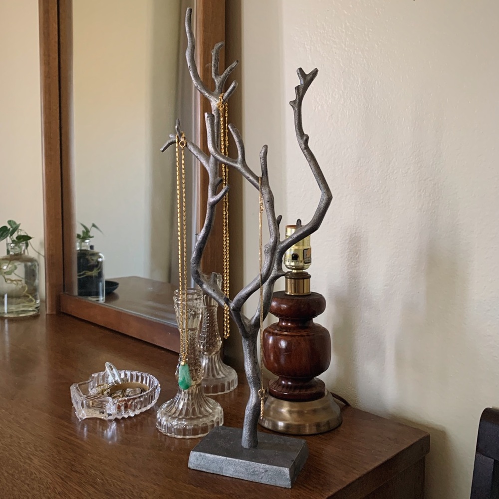 Silver Tree Jewelry Stand